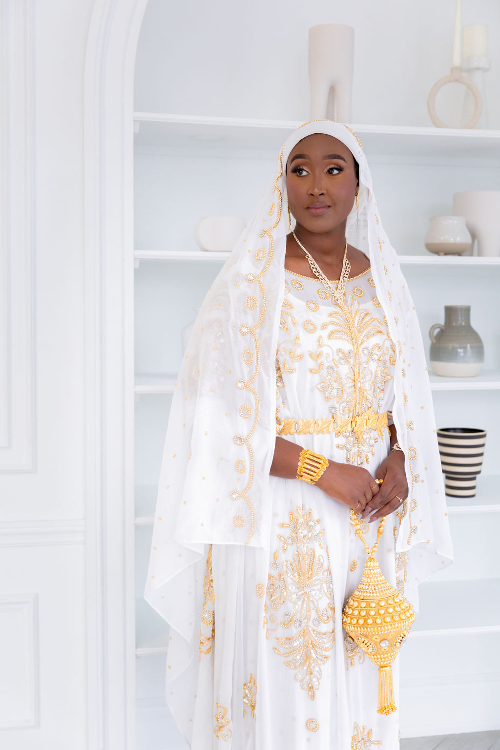 White Somali Bridal/Wedding Dirac ...